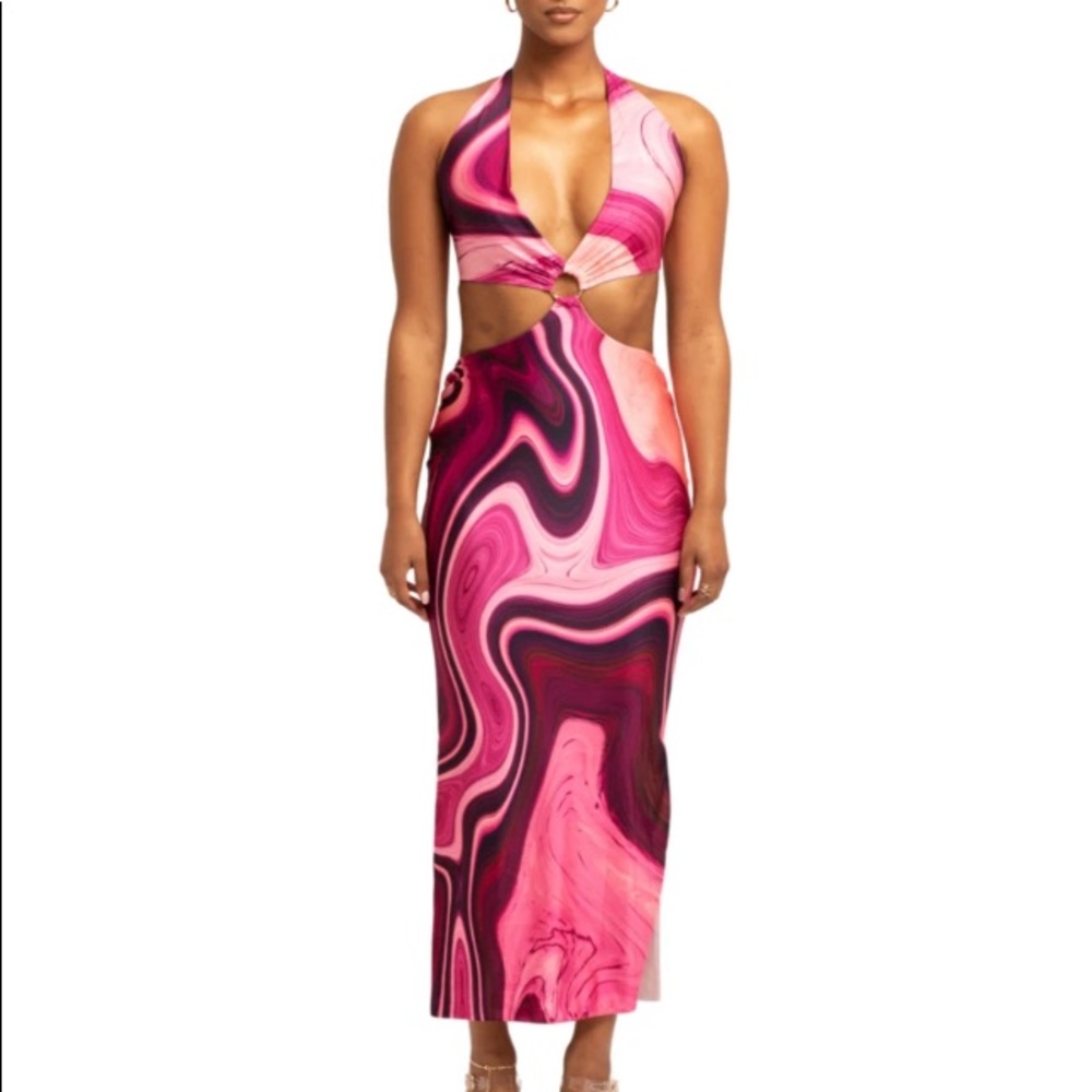 Farai London Longue Gaia - Purple dress